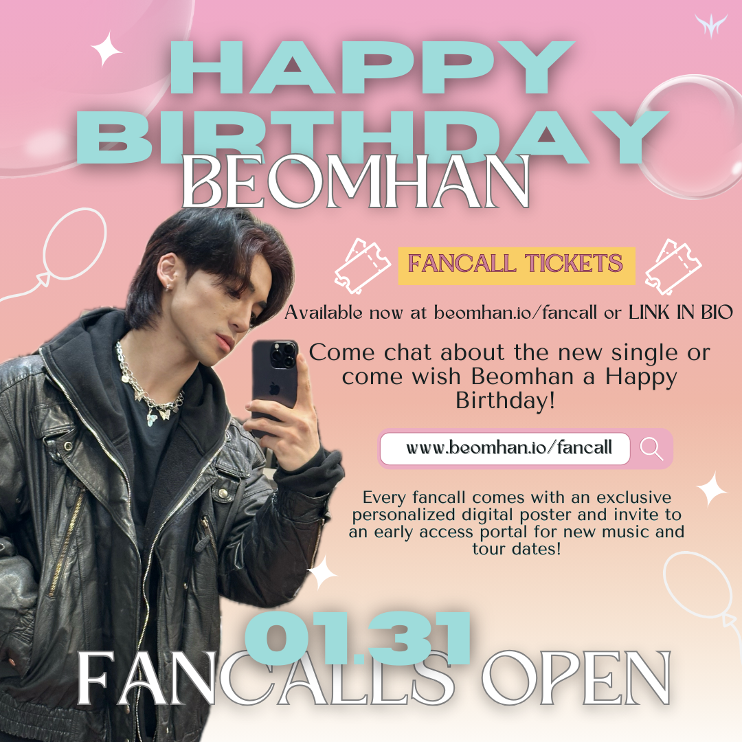 BEOMHAN BIRTHDAY FANCALL TICKET