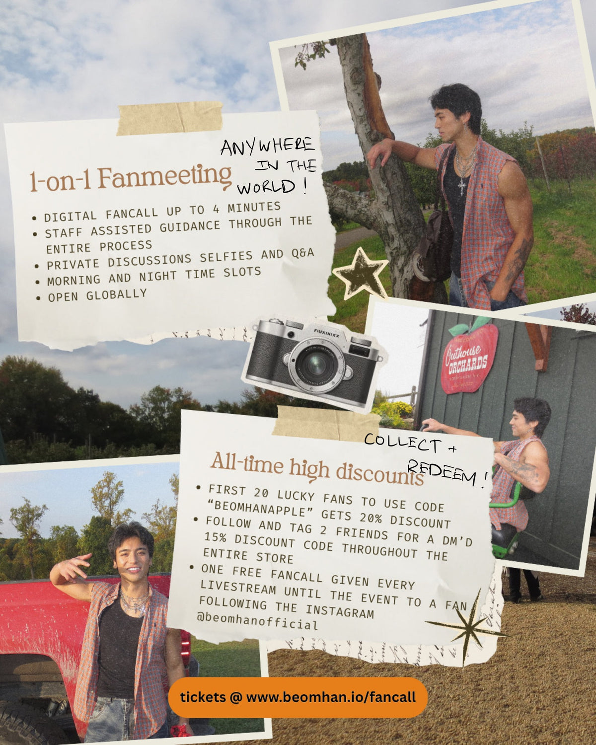 BEOMHAN FALL FESTIVE FANCALL TICKET